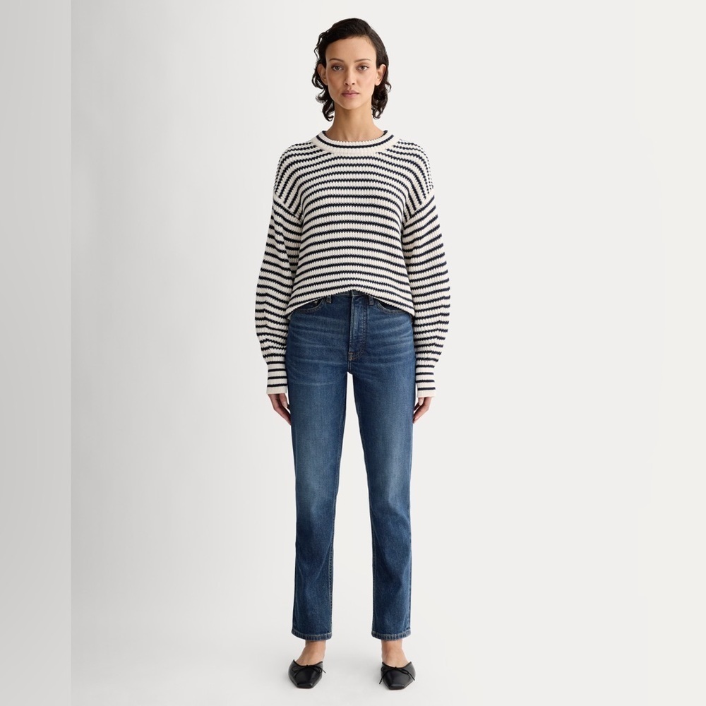 NWT Everlane Original Cheeky Jean Medium Indigo Wash size 23R